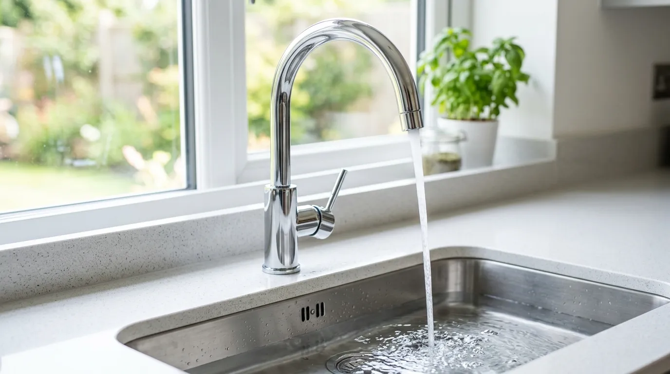 Local Plumbing Master Pros same day plumber fixing a faucet in Banks, AR
